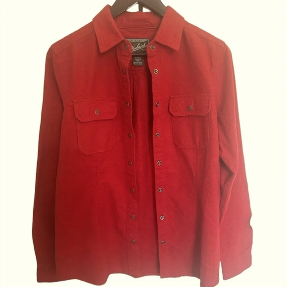 Woolrich Tops - Woolrich women’s new condition button up  shirt M patches on sleeves so cute